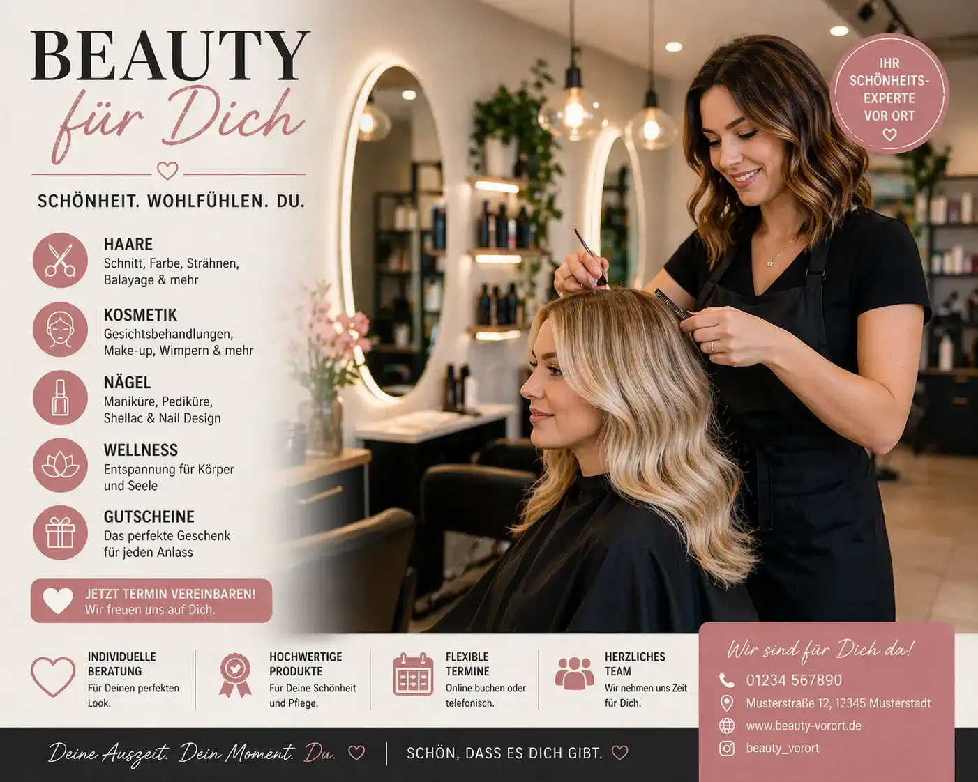 Beauty / Friseur – viele Rückfragen, Leistungen online nicht klar genug