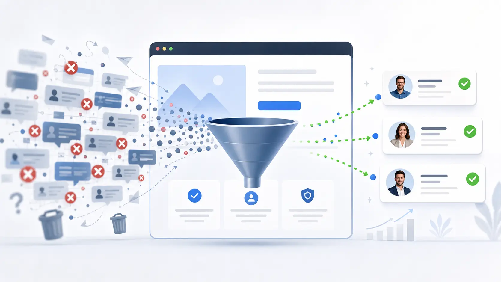 Landingpage als Filter: Warum nicht jede Anfrage eine gute Anfrage ist