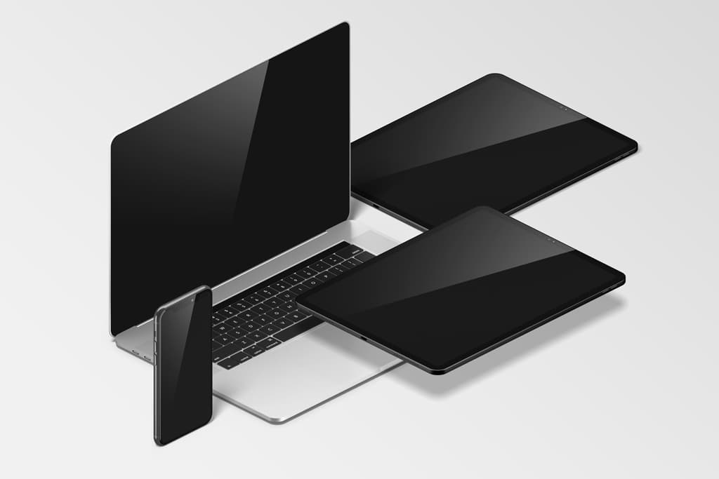 Laptop und Smartphone Website Mockup